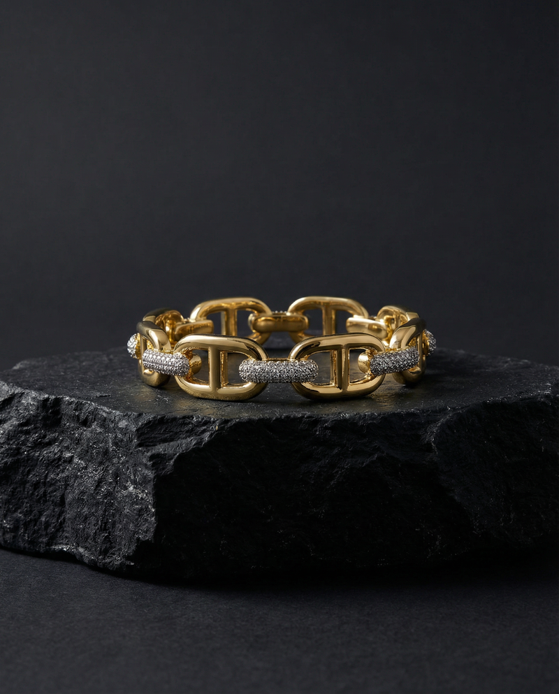 Bracelet Link – Textured Statement Design