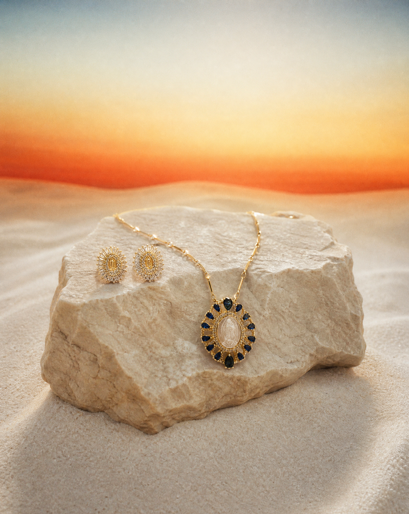 Catholic Necklace & Earring | Jewelry Set