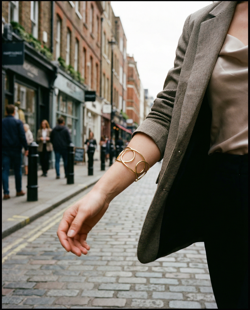 Geometric Cuff Bracelet