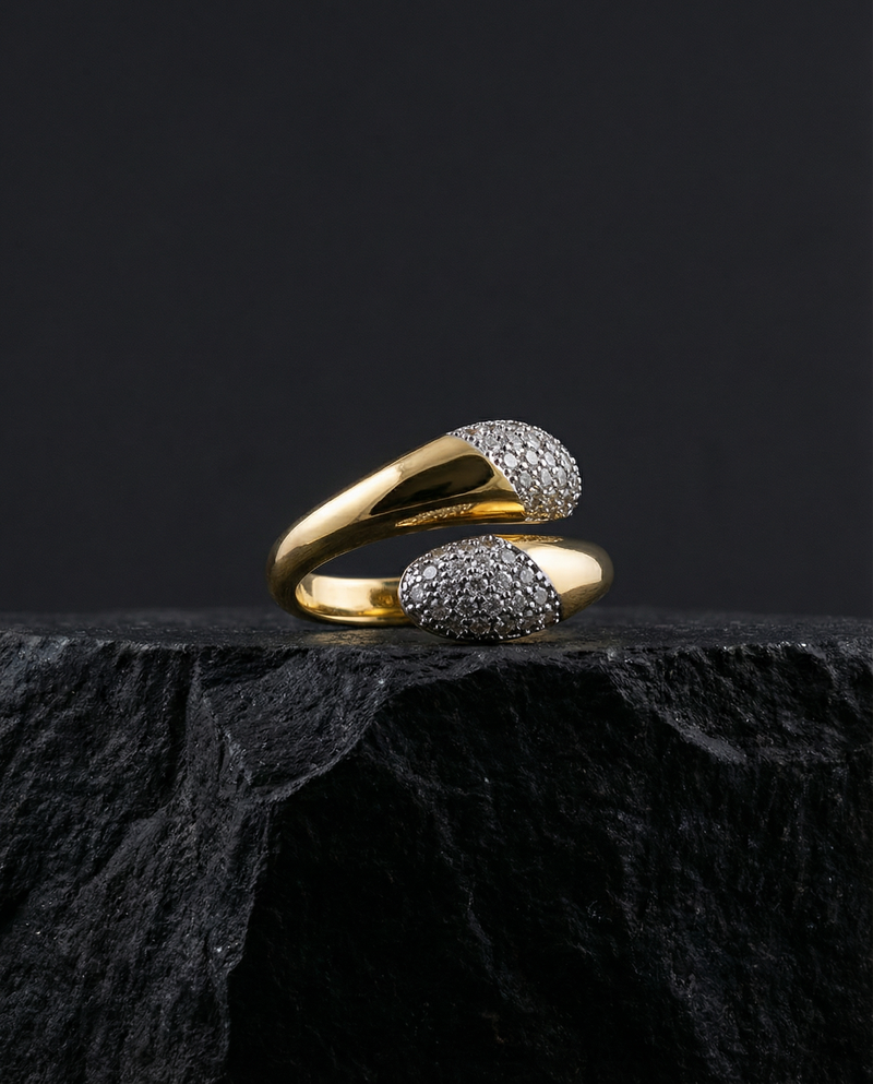 Sculptural Open Ring