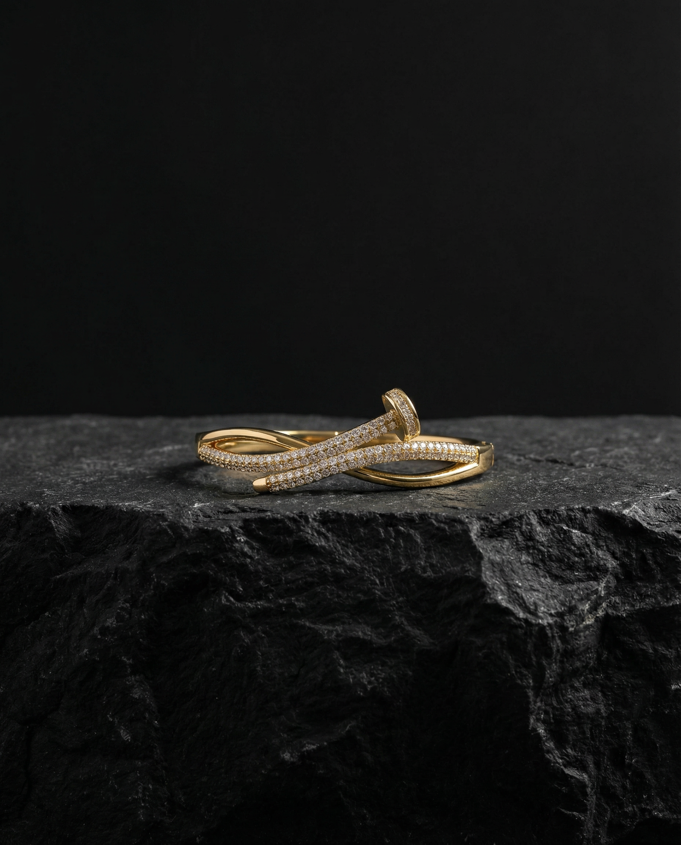 Pavé Nail Bracelet