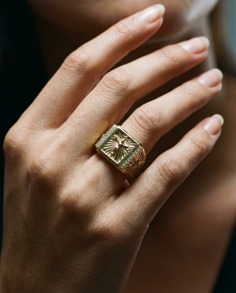 Jesus Signet Ring