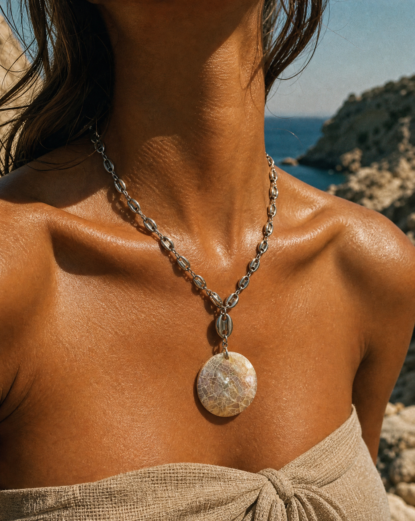 Natural Shell Necklace | Resort Jewelry