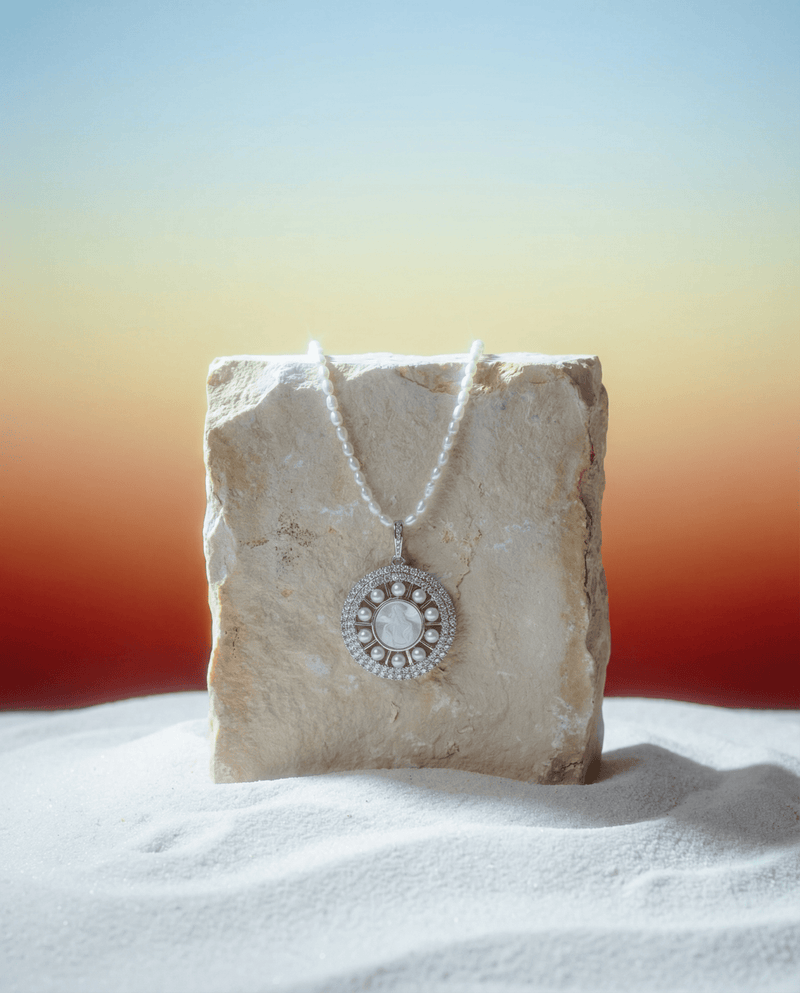 Fresh Pearl Choker, Catholic Pendant Necklace – Phoebe's