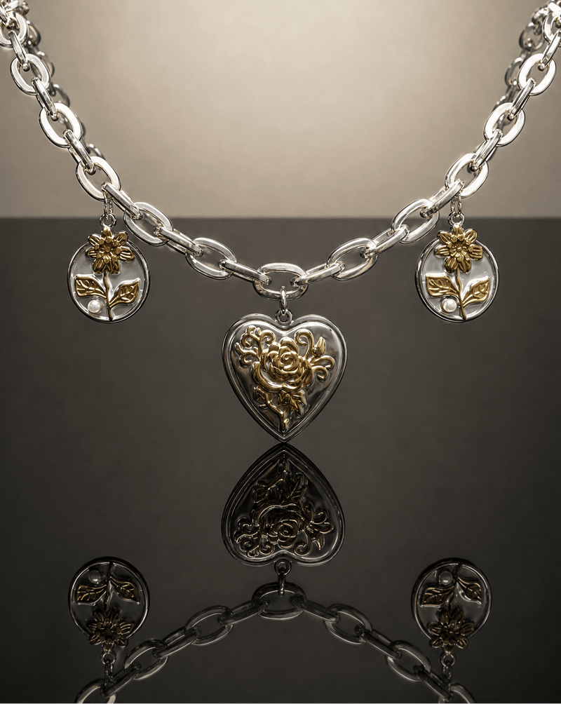 Jardin Doré garden charm necklace – Phoebe's