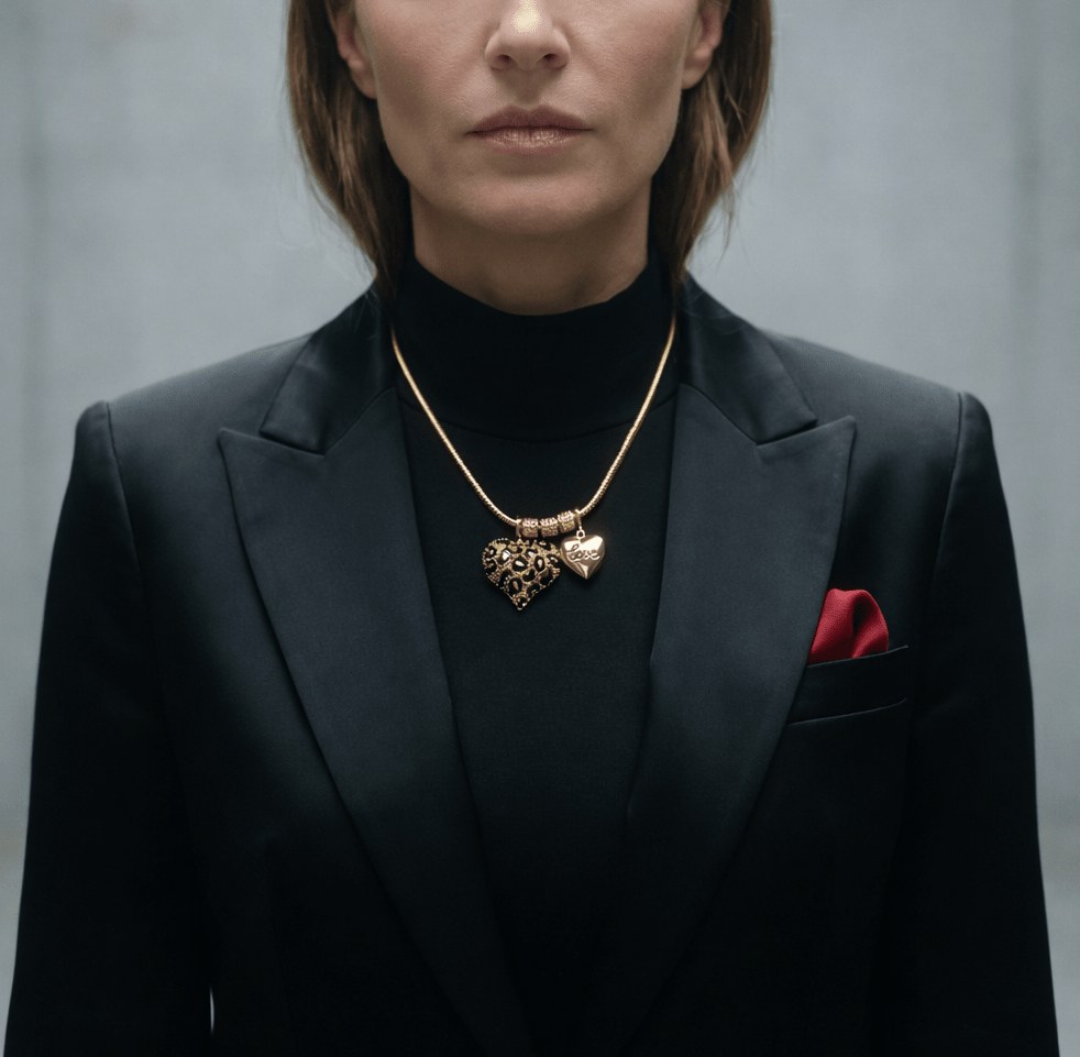 Leopard heart customizable charm necklace – Phoebe's