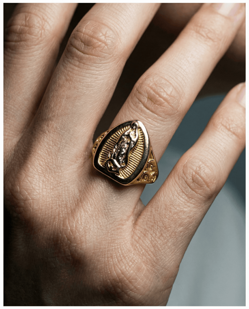 Our Lady of Guadalupe signet ring – Phoebe's