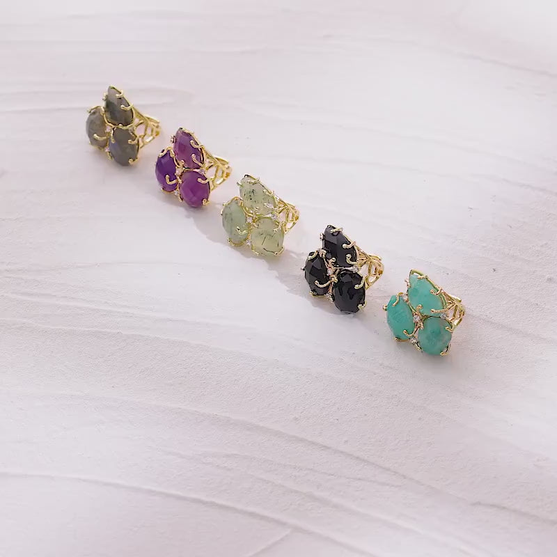 Gemstone Rings, Statement Rings, Gift for Her