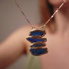 Kyanite Necklace, 18k Gold Plated Necklace, Emotional Balance Stone, Gift Handmade