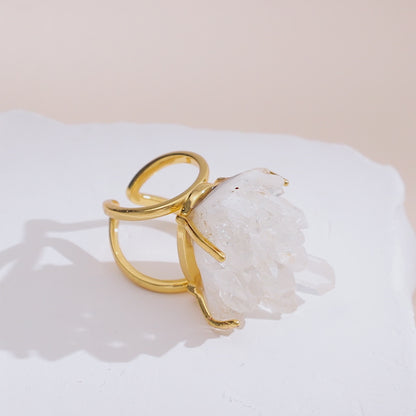 Clear Quartz Ring: Perfect Blend of Clarity and Timeless Elegance