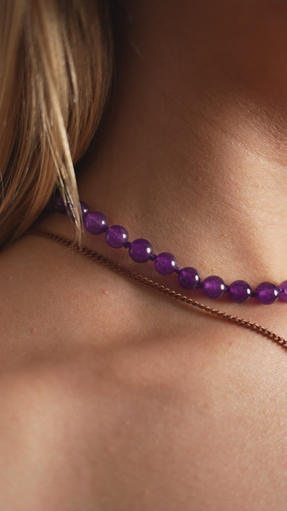 Amethyst Layered Necklace