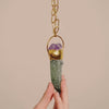 Crystals Necklace, Green Fluorite Pendant, Anniversary Gifts