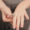 Pyrite Ring, Prosperity Stone, Handmade Jewelry