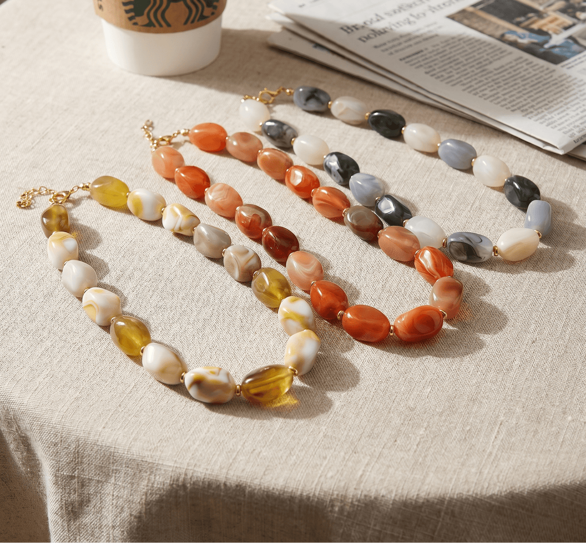 Resin Stone Choker | Maximalist Edition II - Phoebe`s