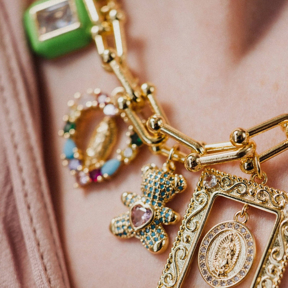 Virgin Mary Charm Necklace, Faith & Joy Catholic – Phoebe's